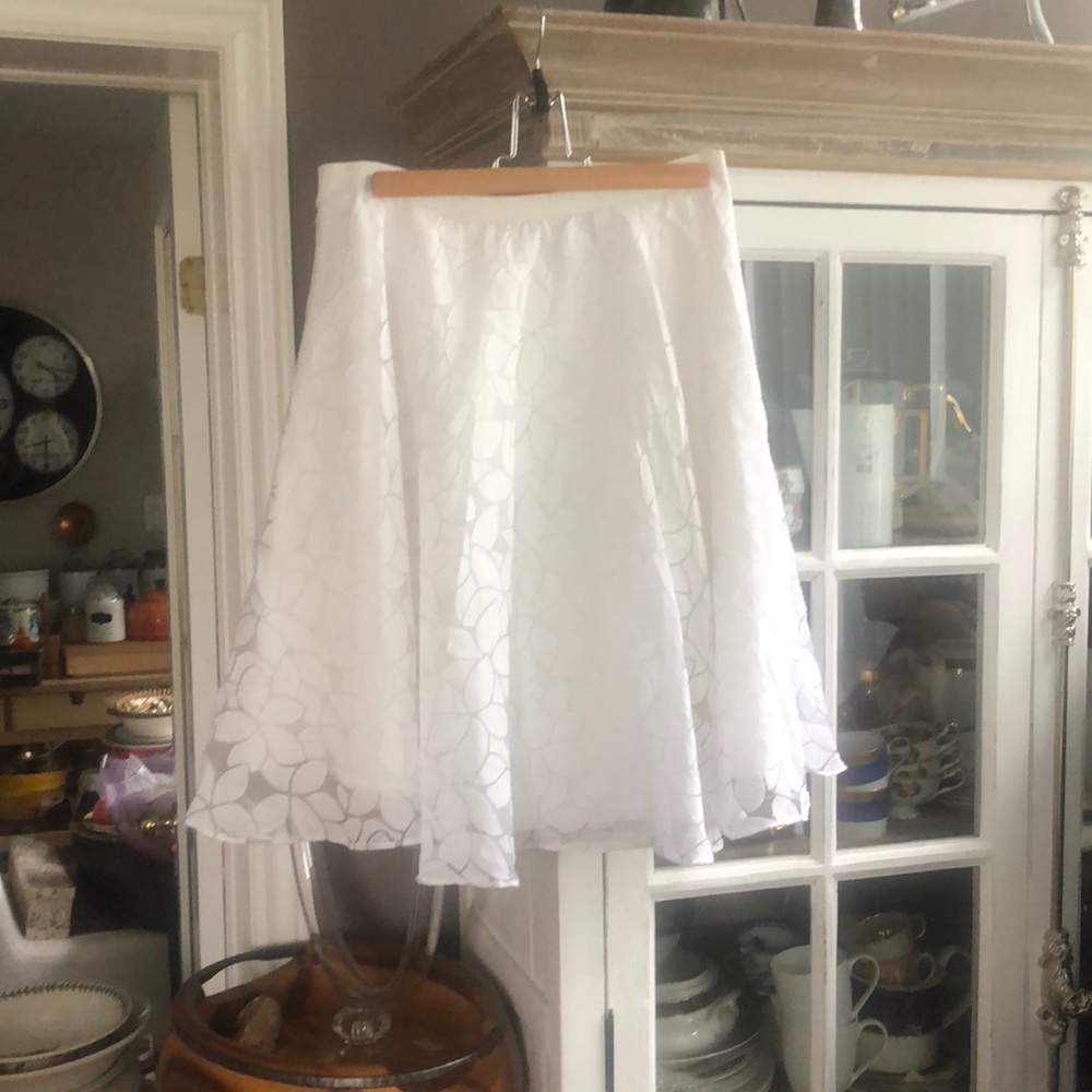 Yoana Baraschi White Circle Skirt, 6
